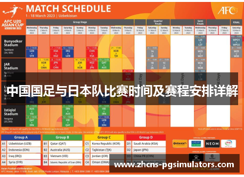 中国国足与日本队比赛时间及赛程安排详解 中国国足与日本队比赛时间及赛程安排详解